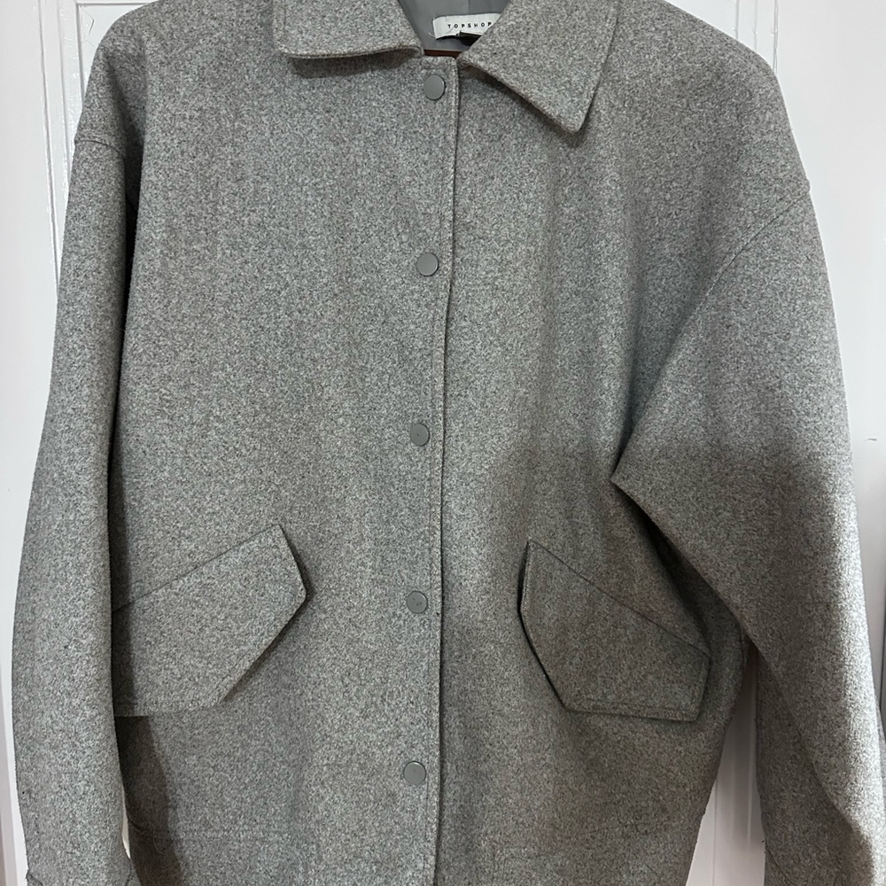 Gray Bomber Jacket - image 1